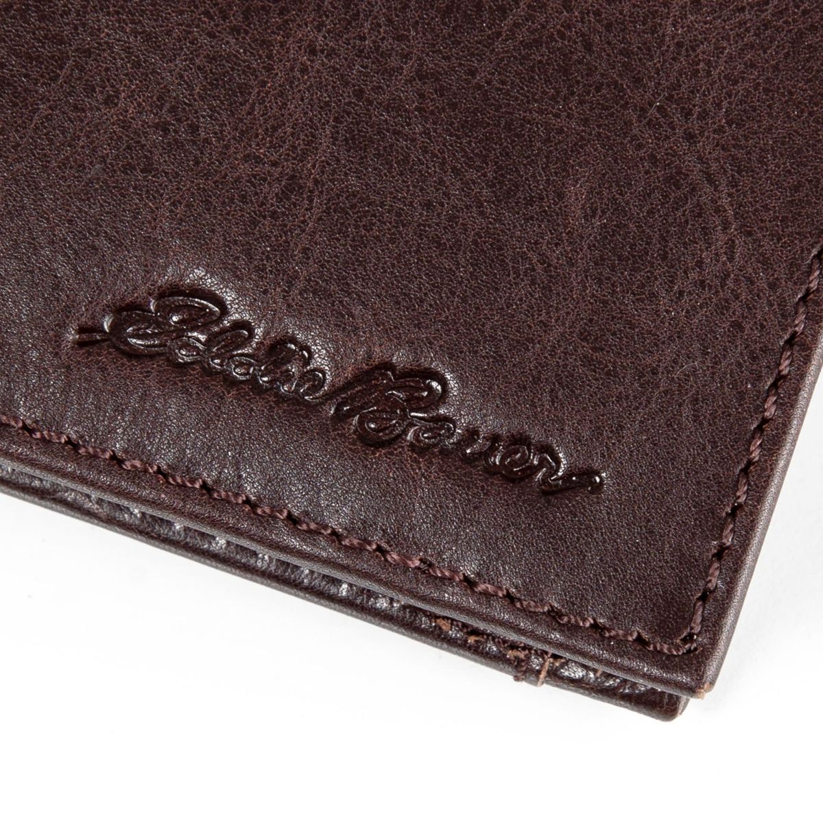 Signature Logo Leather Bifold with Money Clip Wallet