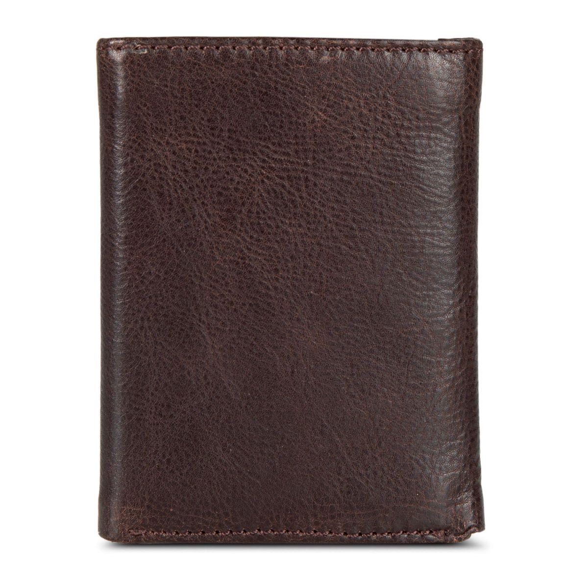 Signature Logo Leather Trifold Wallet
