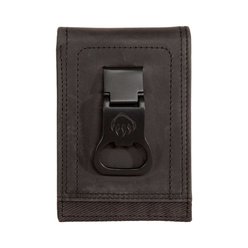 WOLVERINE Canvas and Leather Front Pocket Wallet