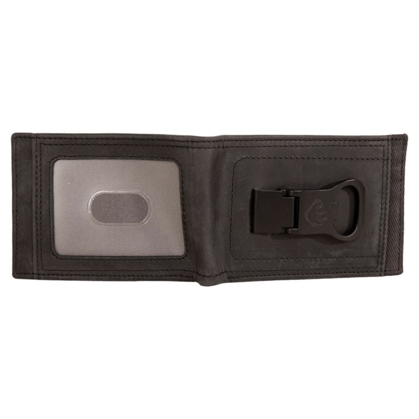 WOLVERINE Canvas and Leather Front Pocket Wallet