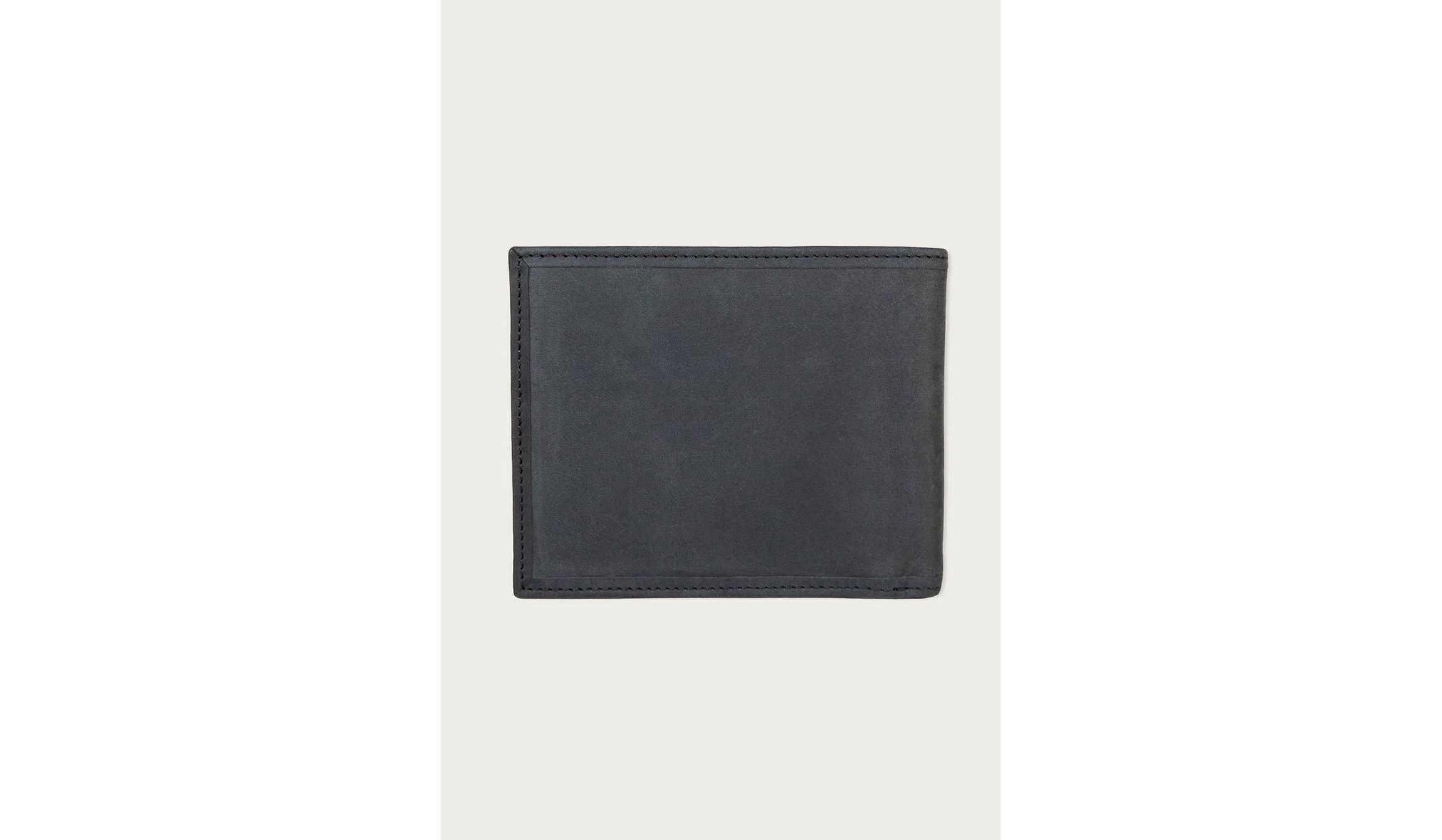 Flag Embossed Leather Bifold Wallet