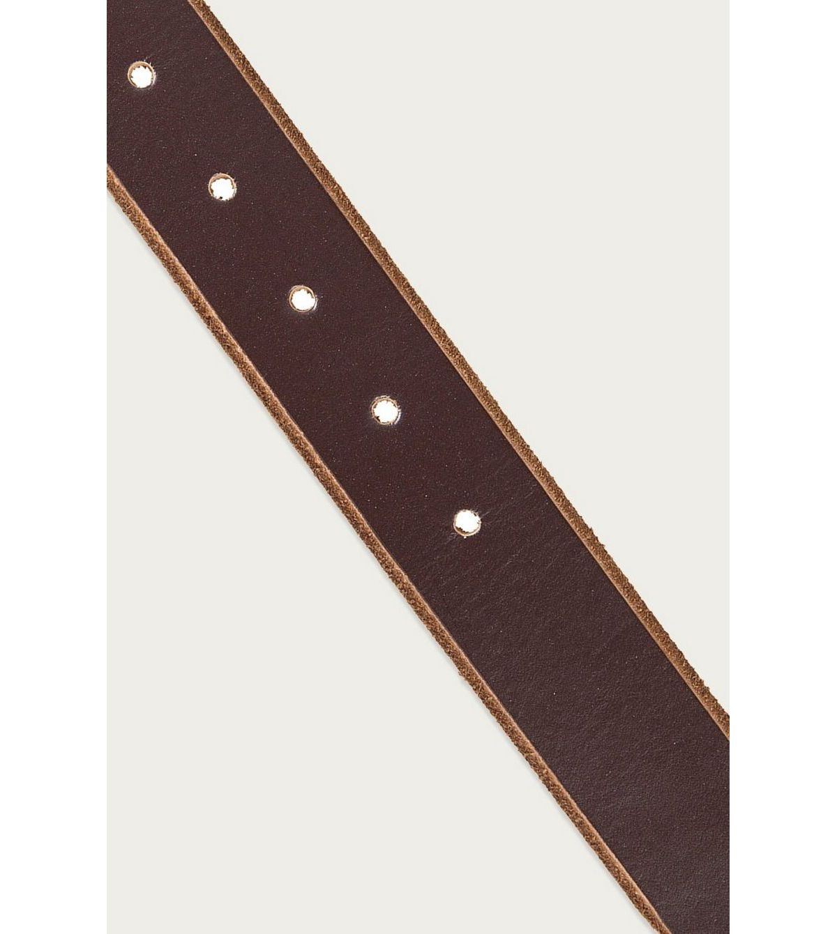 Raw Cut Edged Leather Jean Belt