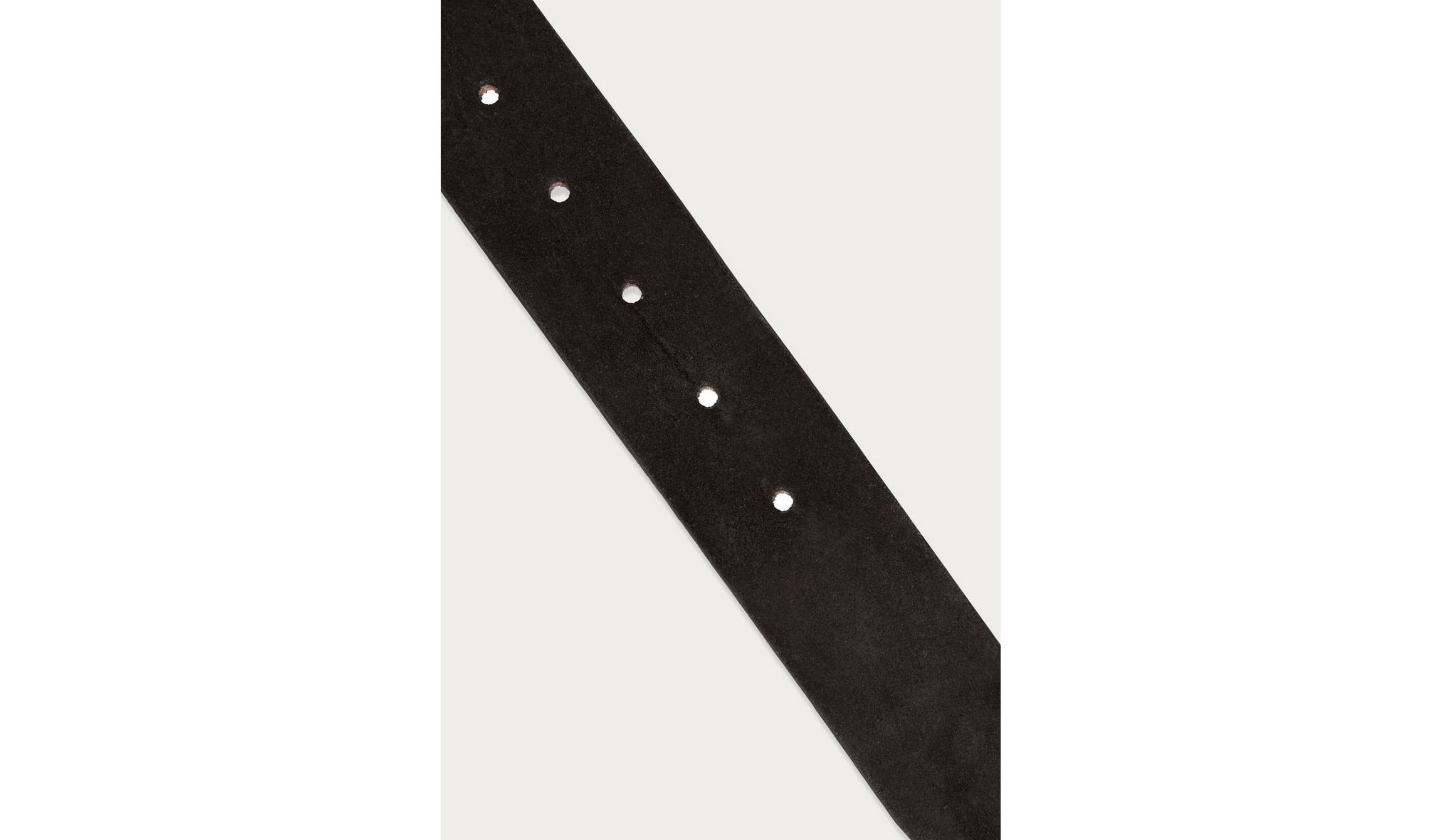 Distressed Suede Leather Belt