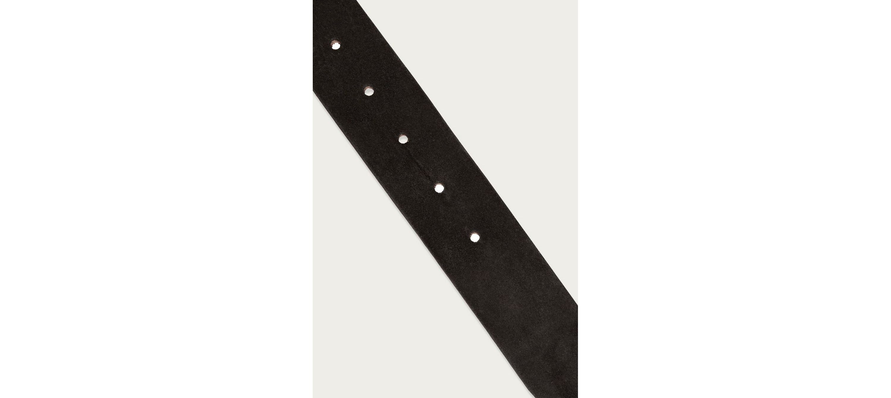 Distressed Suede Leather Belt