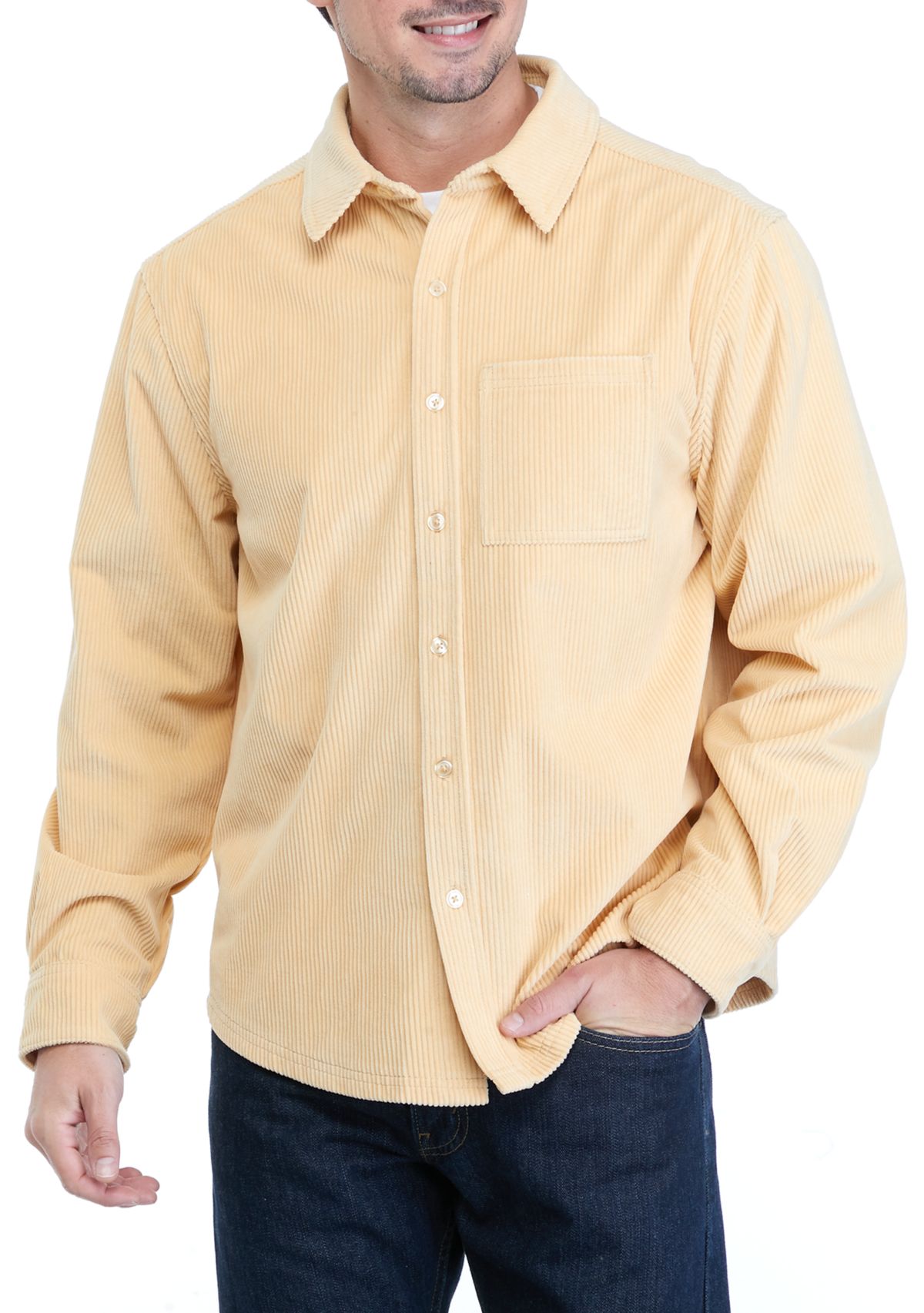 Corduroy Button Down Shirt