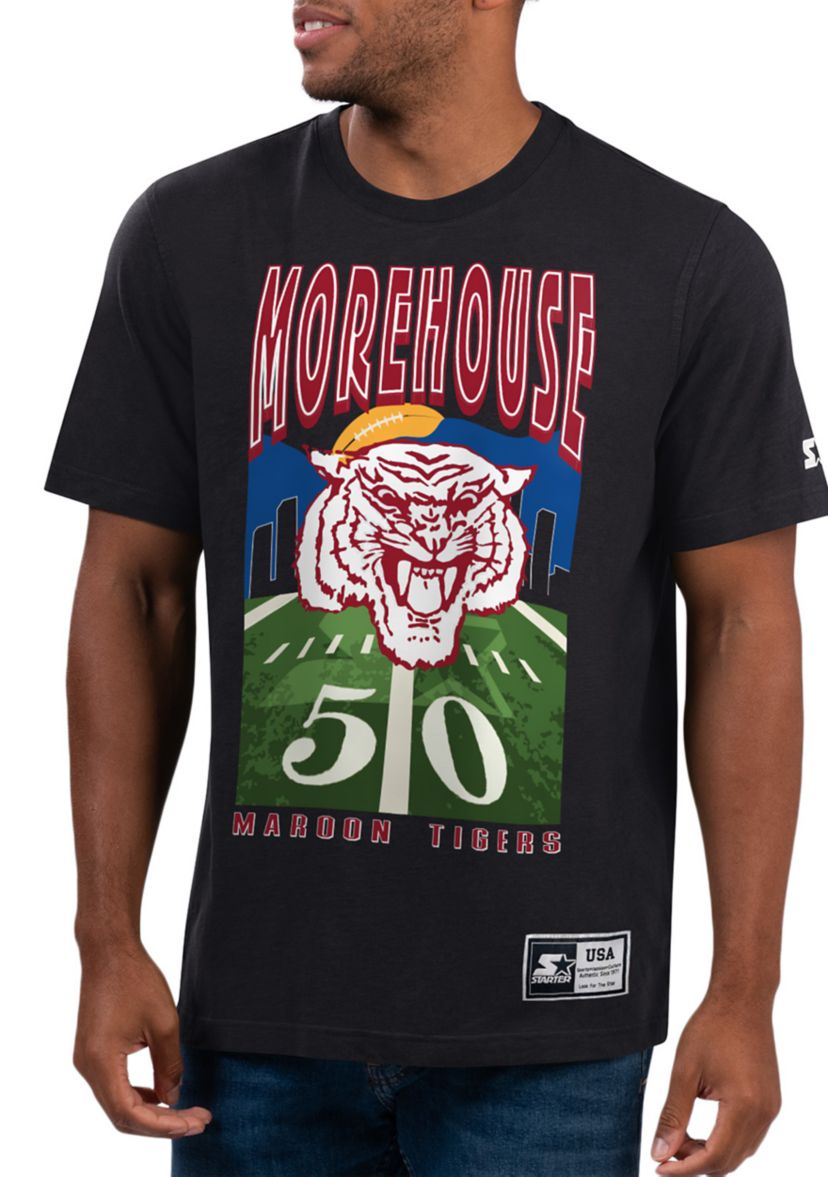 NCAA Morehouse Maroon Tigers 50 Yard Graphic T-Shirt
