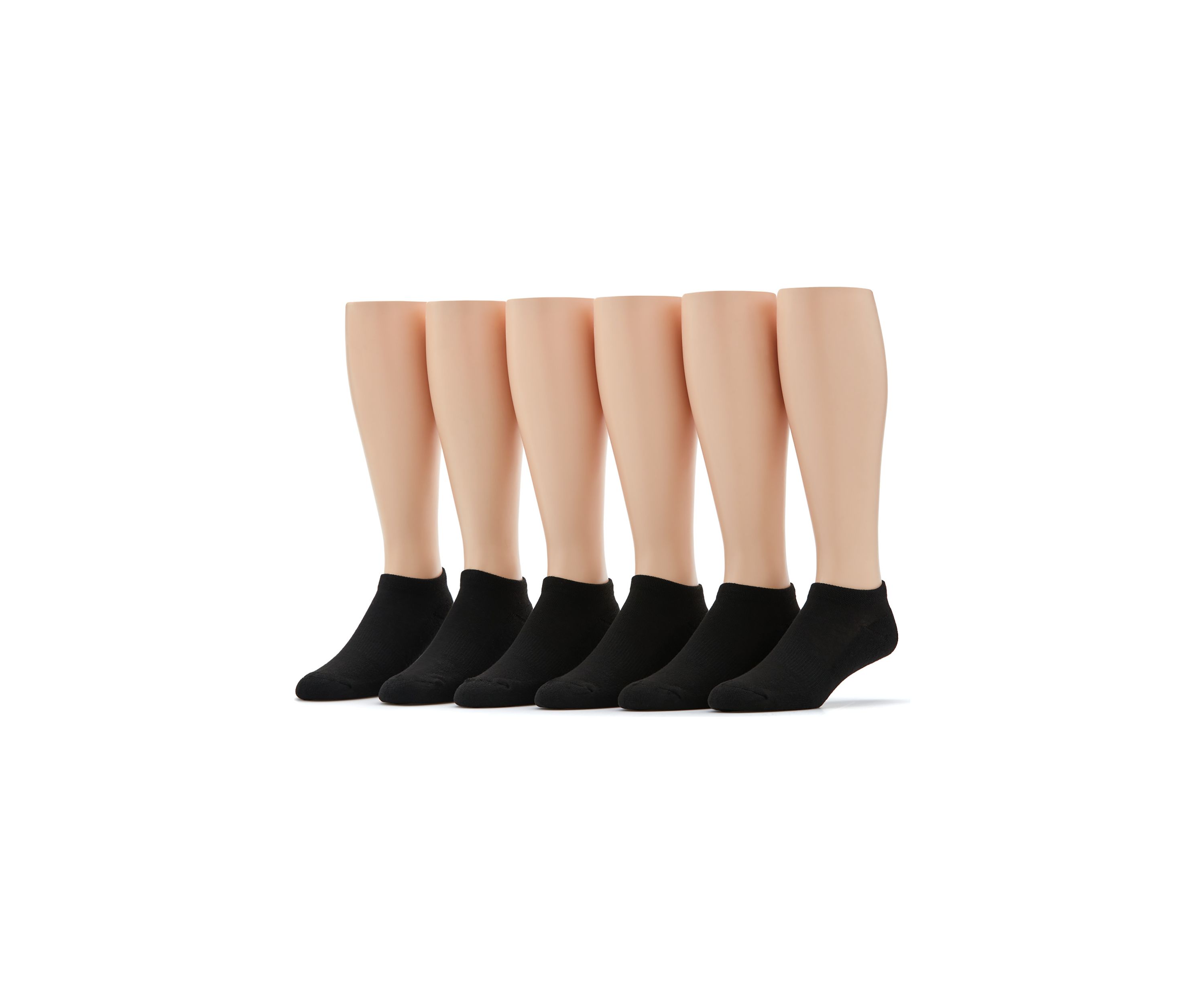 No Show Socks - 6 Pack
