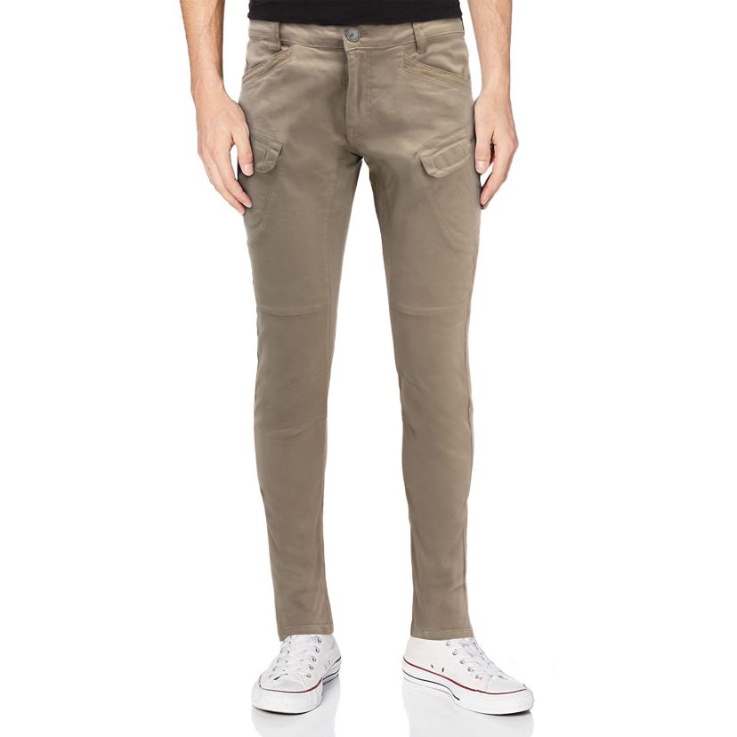 X RAY Mens Slim Fit Stretch Cargo Pants
