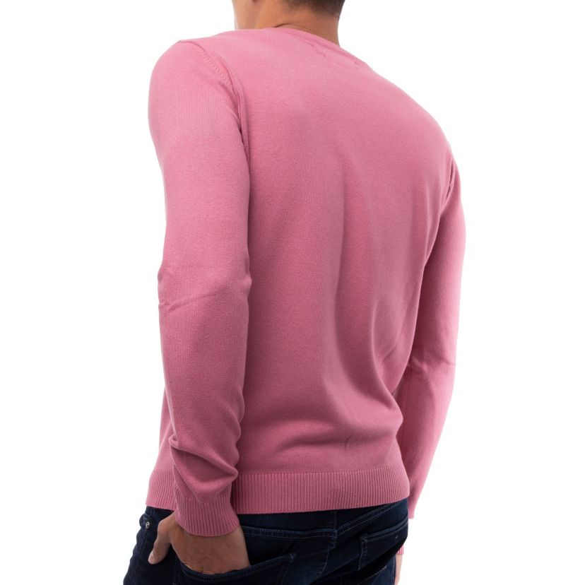 X RAY Mens Basic Long Sleeve Mid-Weight V-Neck Sweater
