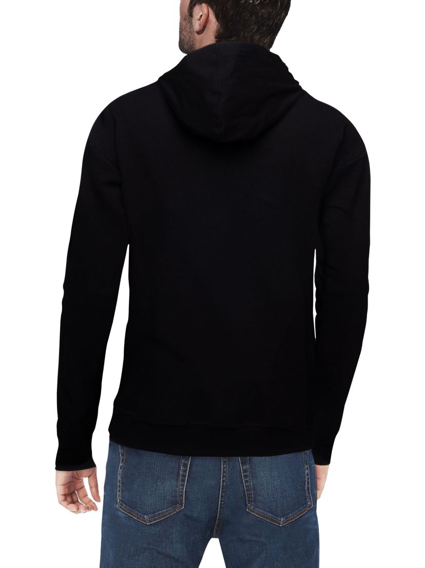 HEADS OR TAILS Mens Geometric Skull Rhinestone Hoodie Sweatshirt