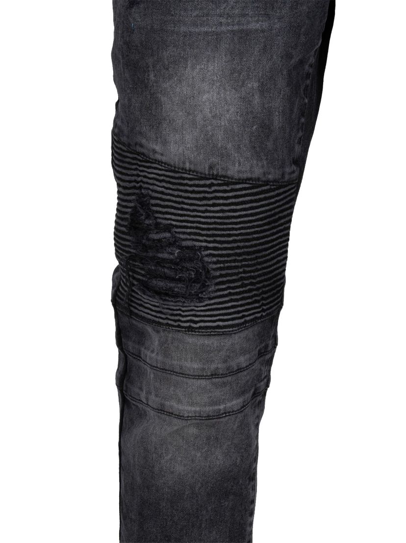 RAW X Mens Slim Tapered Flex Ripped Moto Jeans