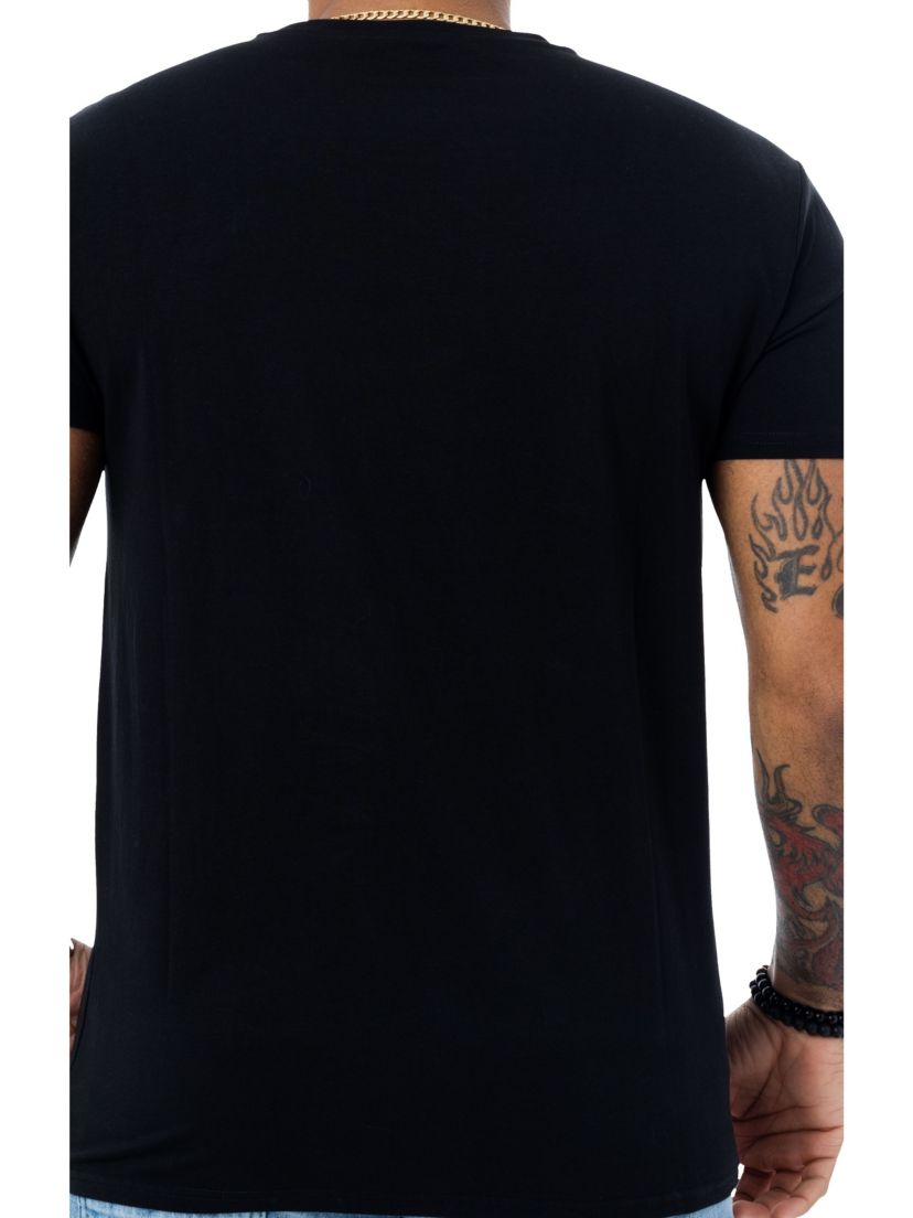 HEADS OR TAILS Mens Rhasta Lion Rhinestone T-Shirt