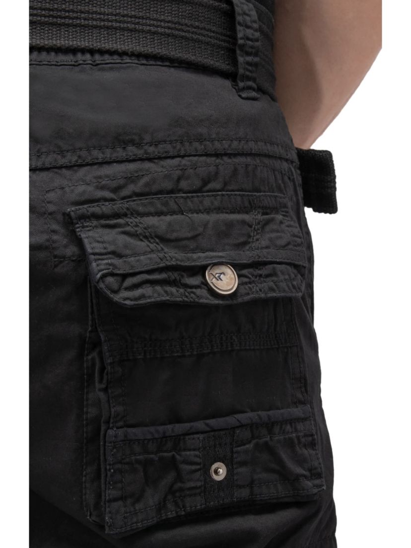 X RAY Mens Belted 12.5" Inseam Knee Length Cargo Shorts