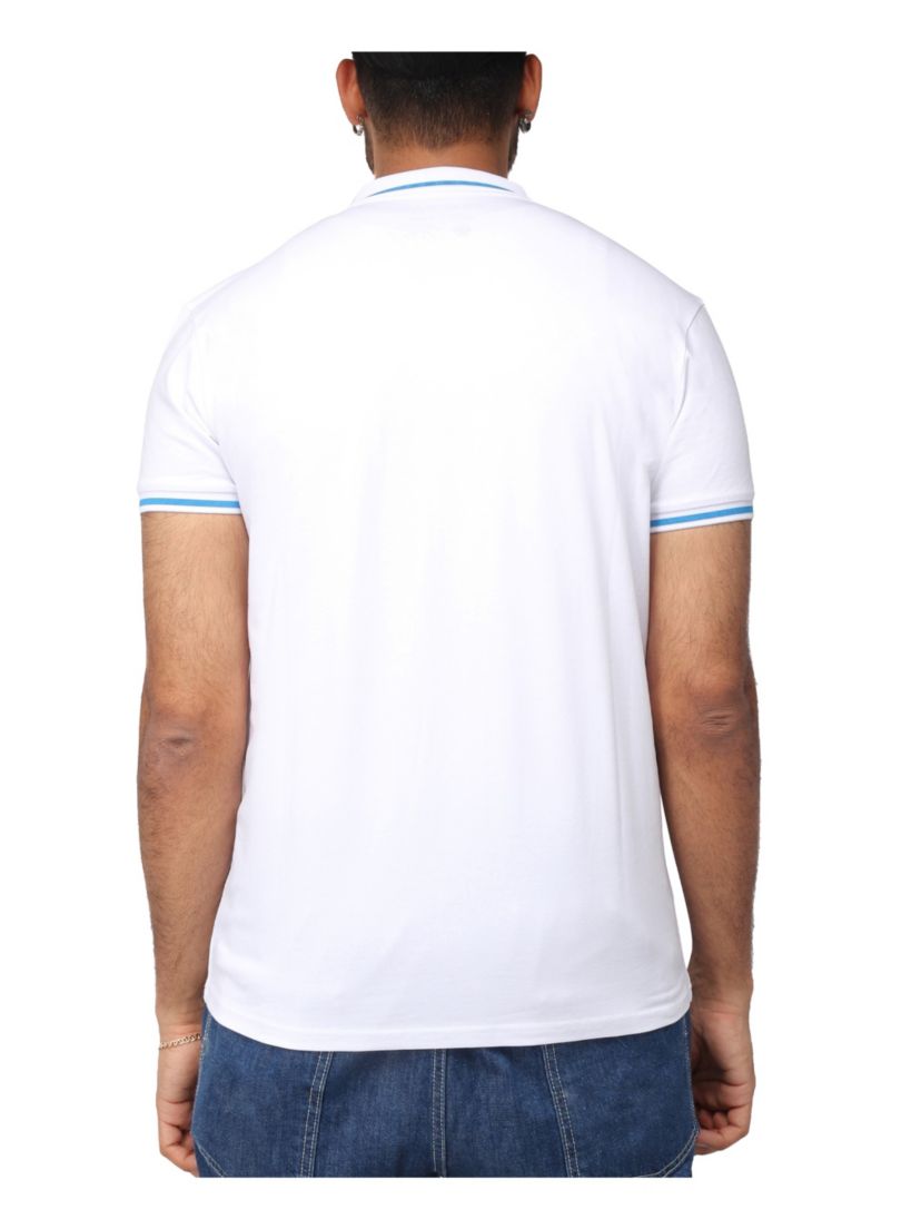 X RAY Mens Basic Short Sleeve Tipped Polo