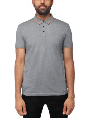 X RAY Men's Short Sleeve Snap-Placket Polo, 2XL