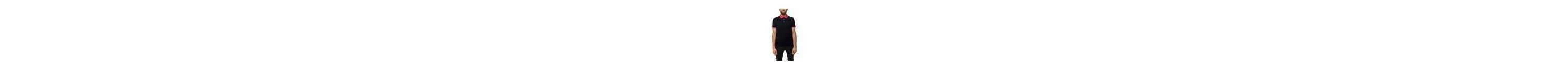 X RAY Mens Short Sleeve Snap-Placket Polo