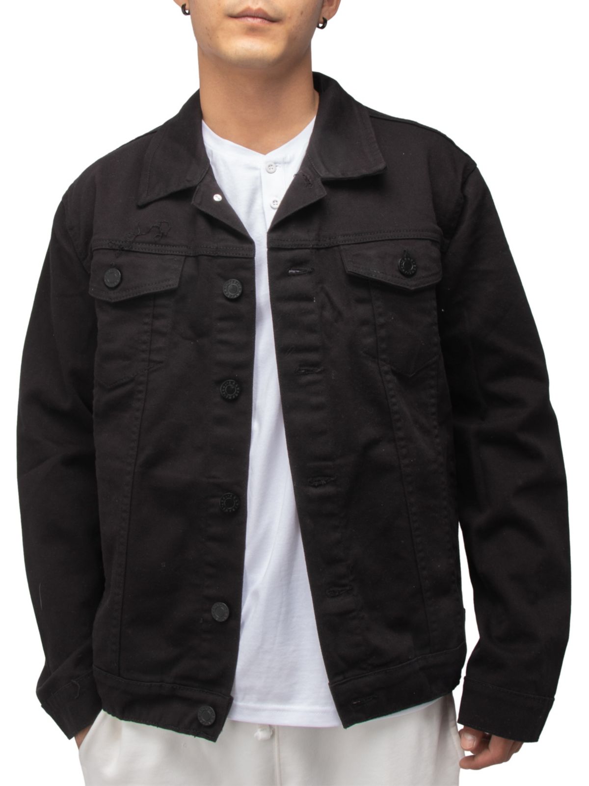 X RAY Mens Flex Denim Trucker Jacket