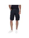 RAW X Men's Belted Classic Fit 12.5" Cargo Shorts, Navy Blue, 54 Short