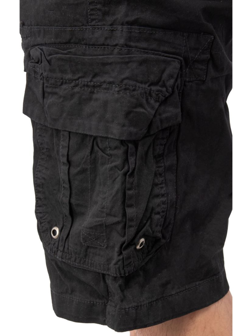 RAW X Mens Belted Classic Fit 12.5" Cargo Shorts