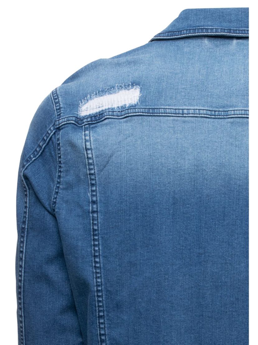 X RAY Mens Flex Denim Trucker Jacket