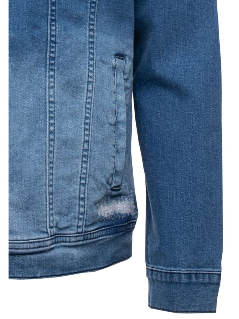 X RAY Mens Flex Denim Trucker Jacket