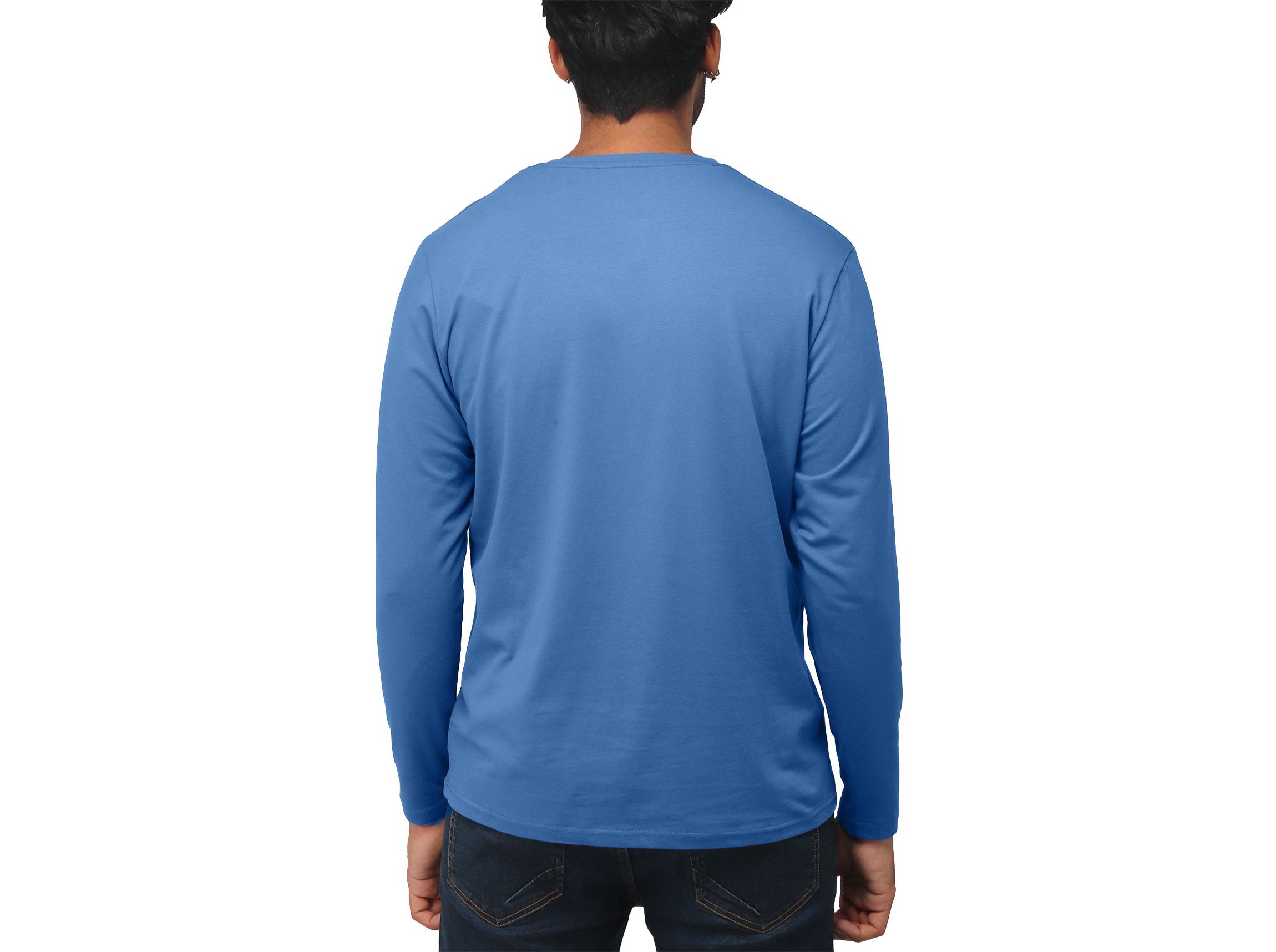 X RAY Mens Long Sleeve Henley T-Shirt