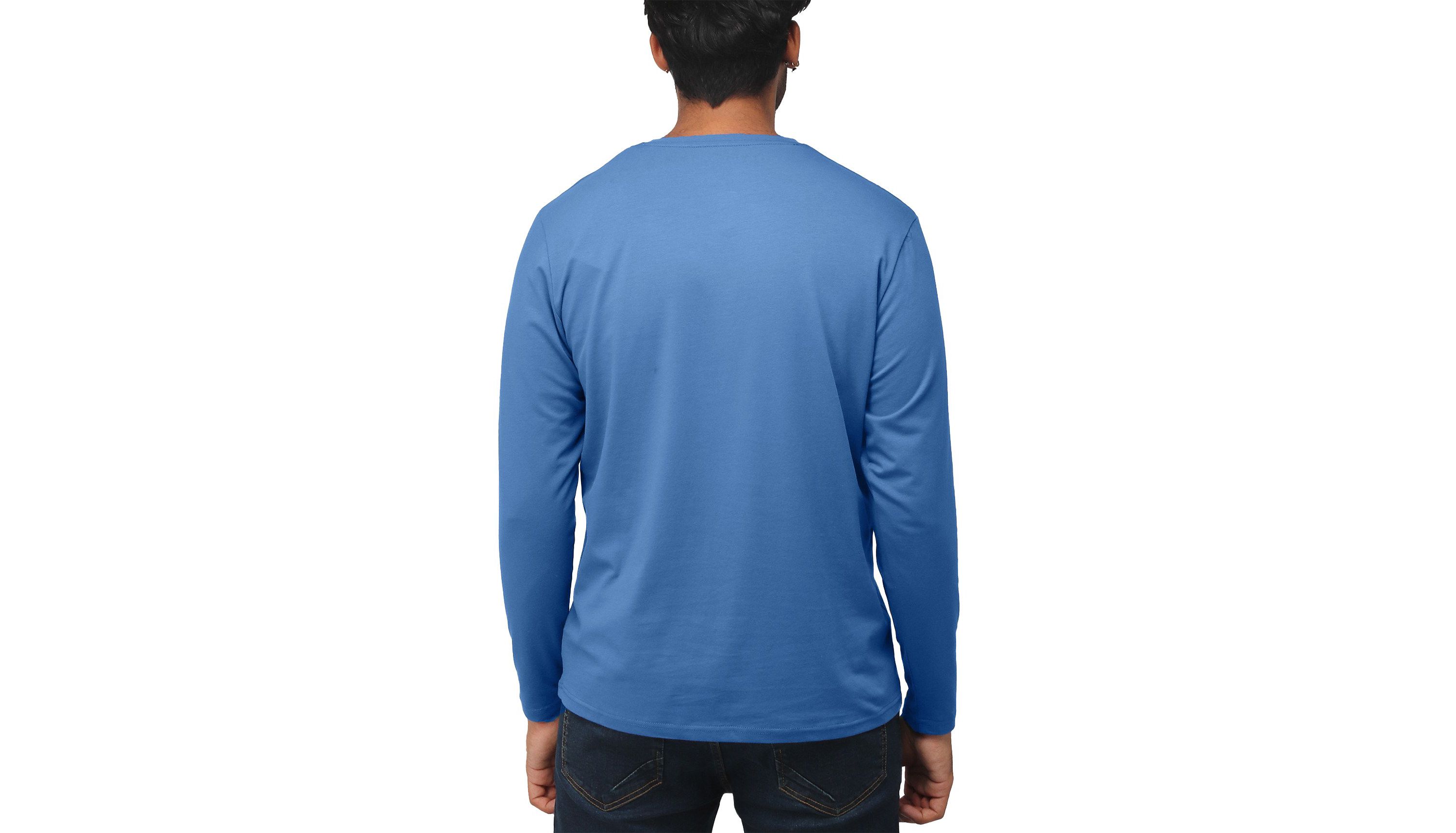 X RAY Mens Long Sleeve Henley T-Shirt