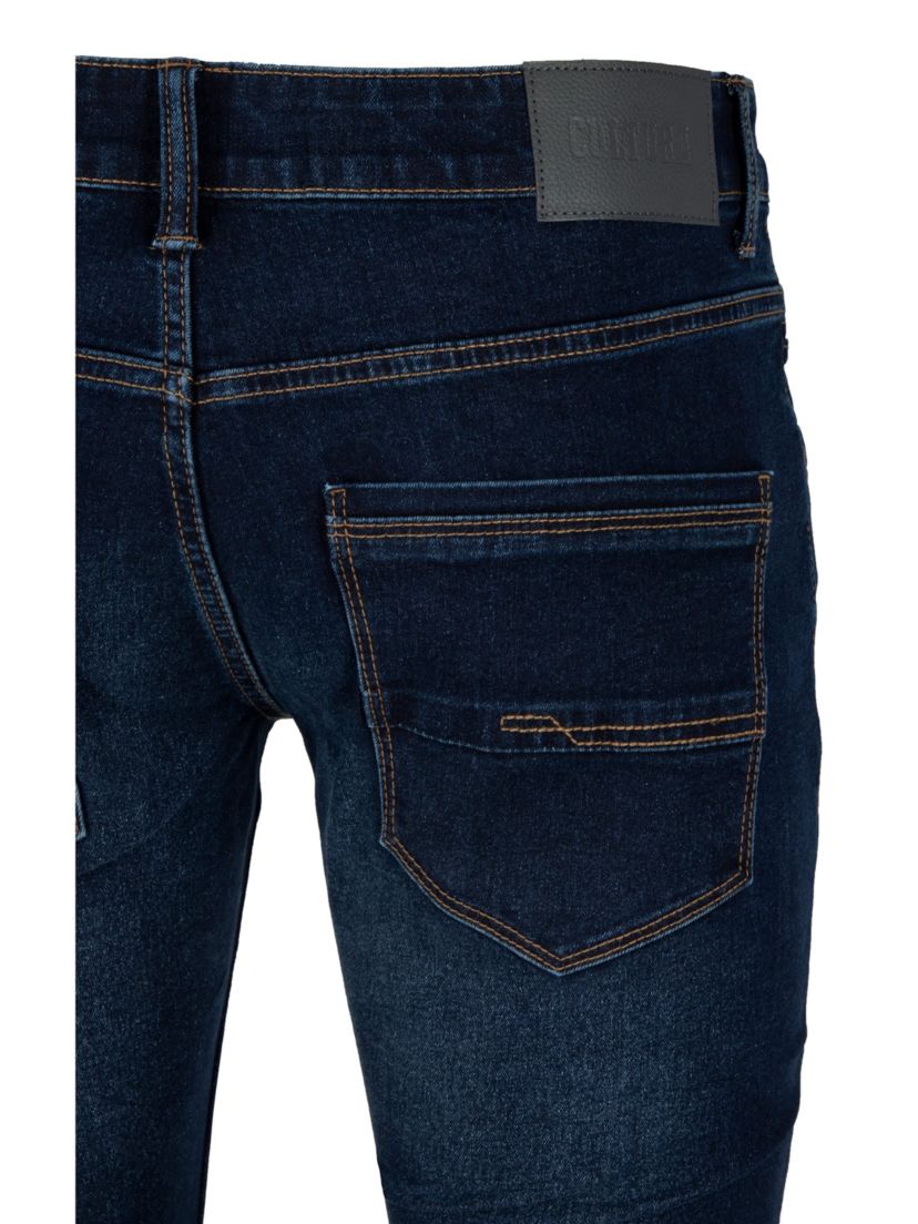 CULTURA Mens Slim Tapered Leg Stretch Jeans
