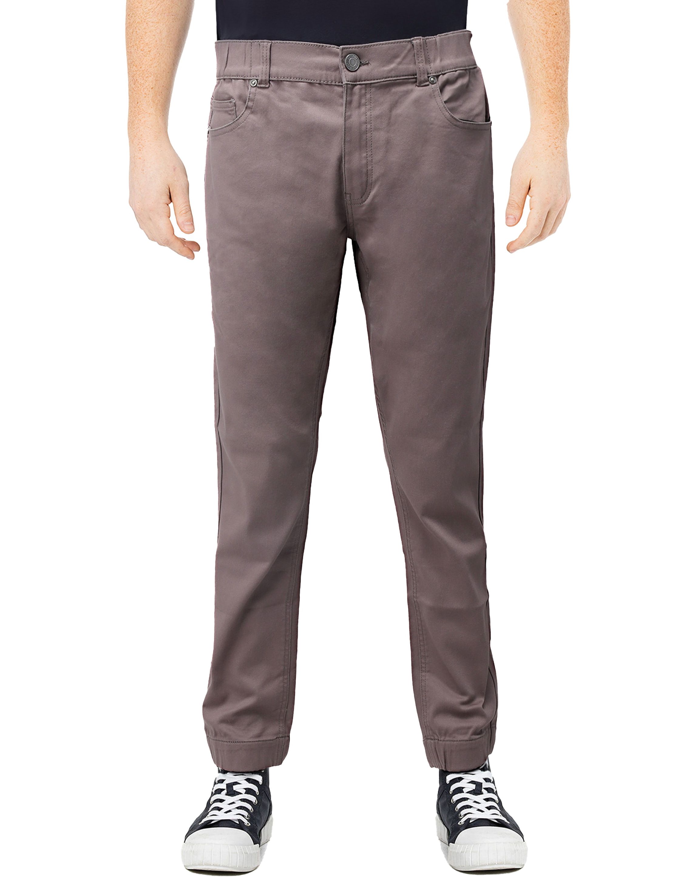 X RAY Mens Elastic Waist Jogger Style Stretch Twill Pants