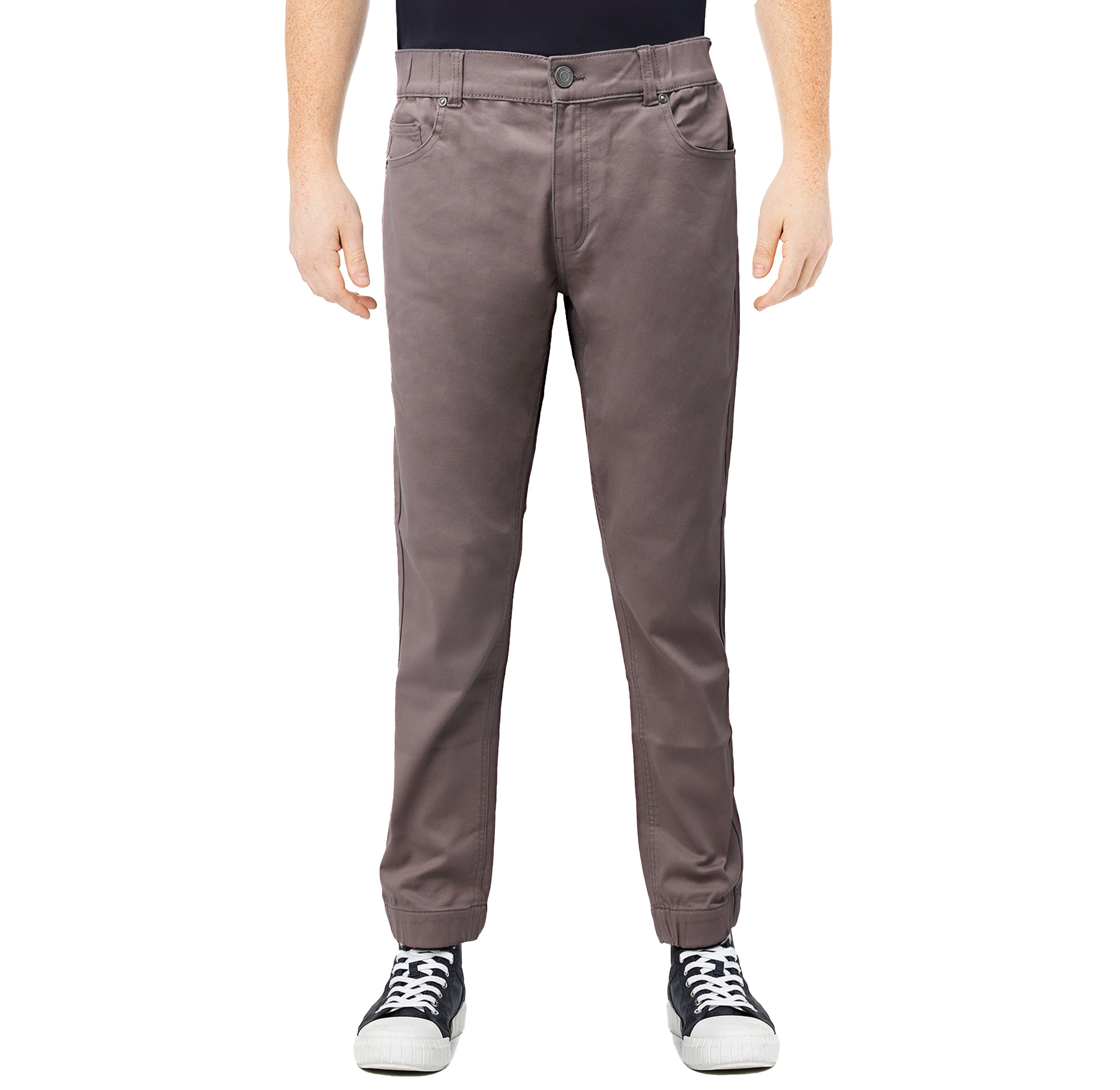 X RAY Mens Elastic Waist Jogger Style Stretch Twill Pants