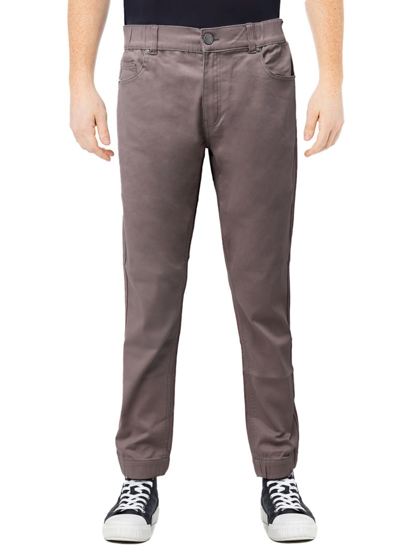 X RAY Mens Elastic Waist Jogger Style Stretch Twill Pants