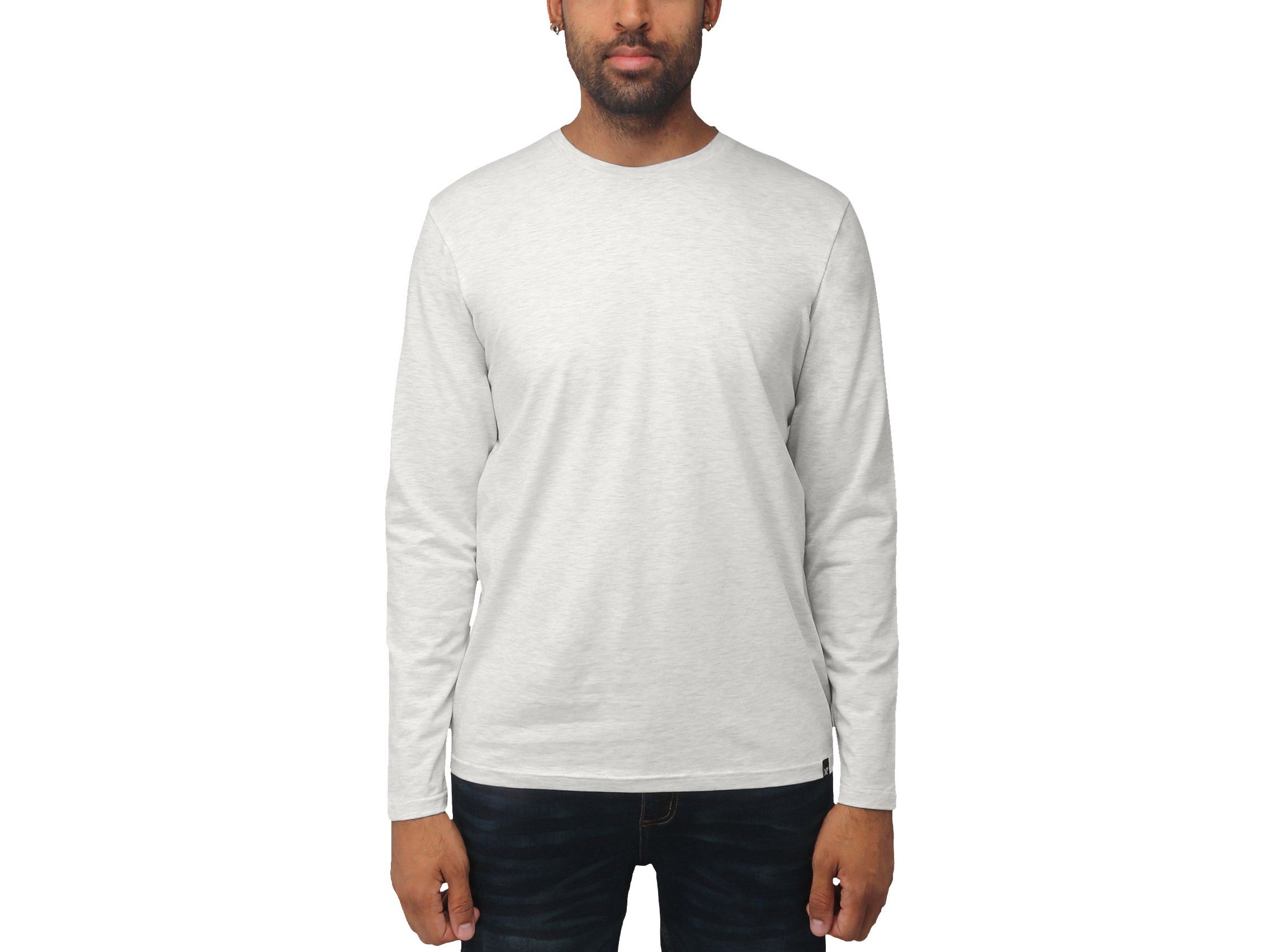 X RAY Mens Long Sleeve Crewneck T-Shirt