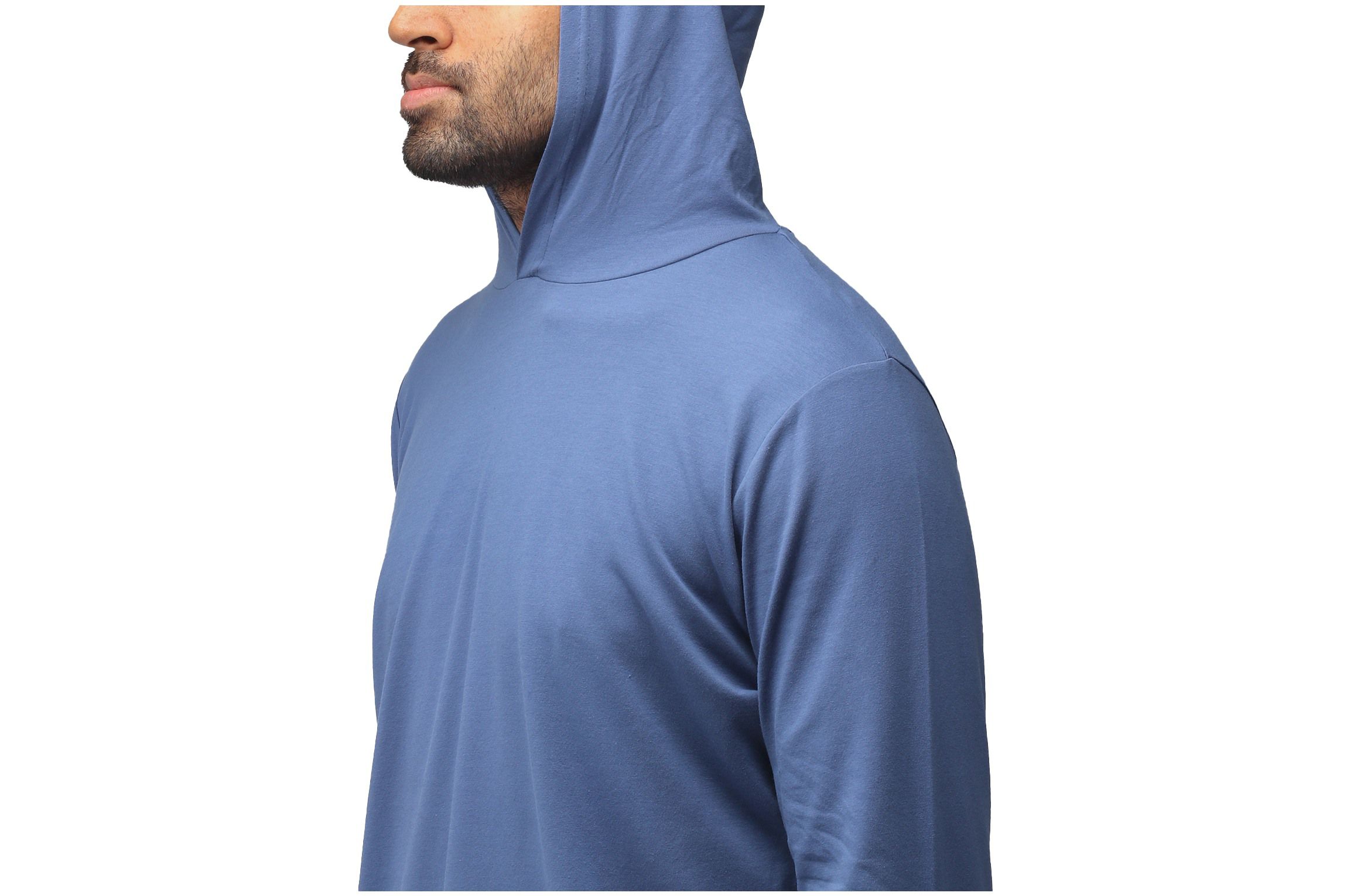 X RAY Mens Long Sleeve Hooded T-Shirt