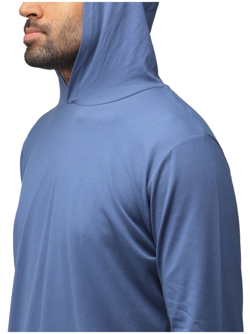 X RAY Mens Long Sleeve Hooded T-Shirt