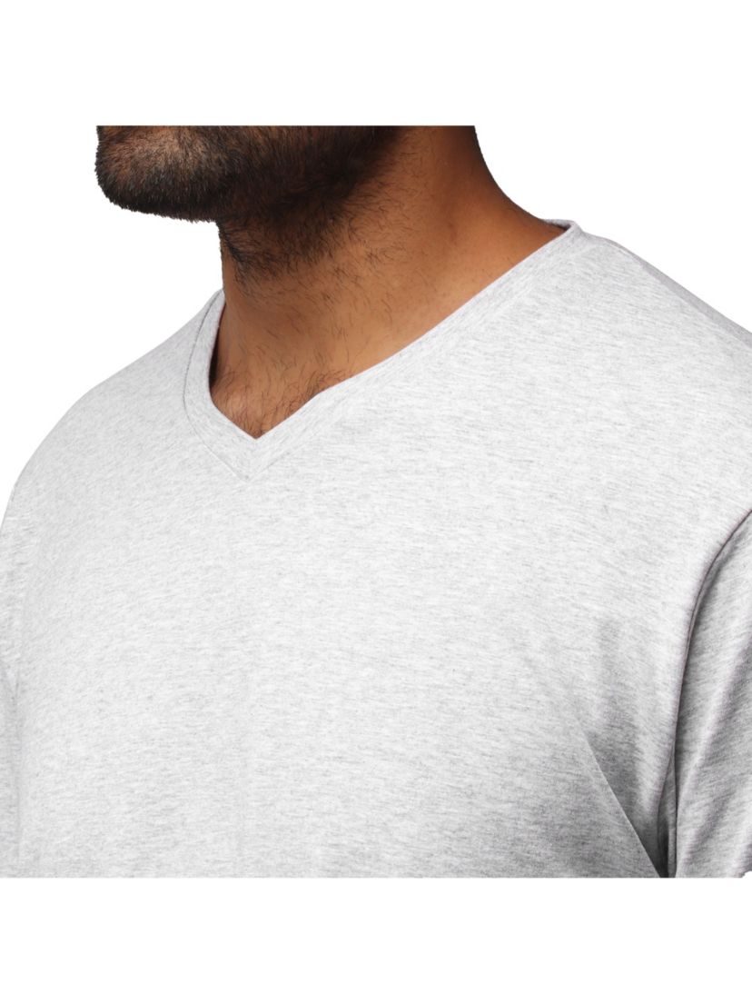 X RAY Mens Long Sleeve V-Neck T-Shirt