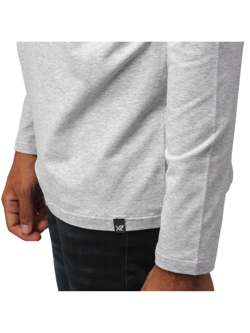 X RAY Mens Long Sleeve V-Neck T-Shirt