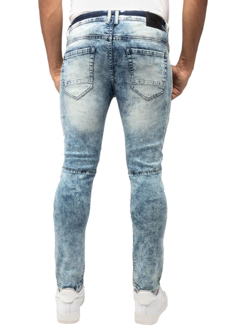 RAW X Mens Slim Stretch Moto Jeans