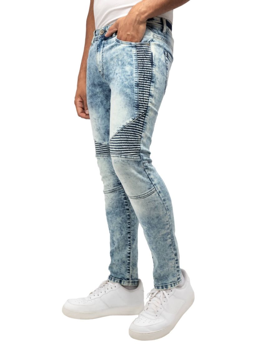 RAW X Mens Slim Stretch Moto Jeans