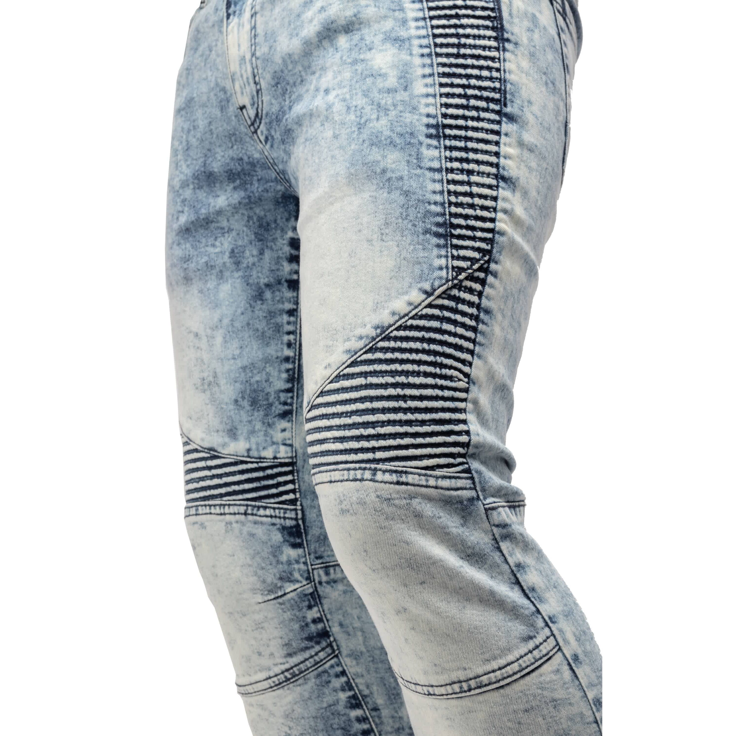 RAW X Mens Slim Stretch Moto Jeans