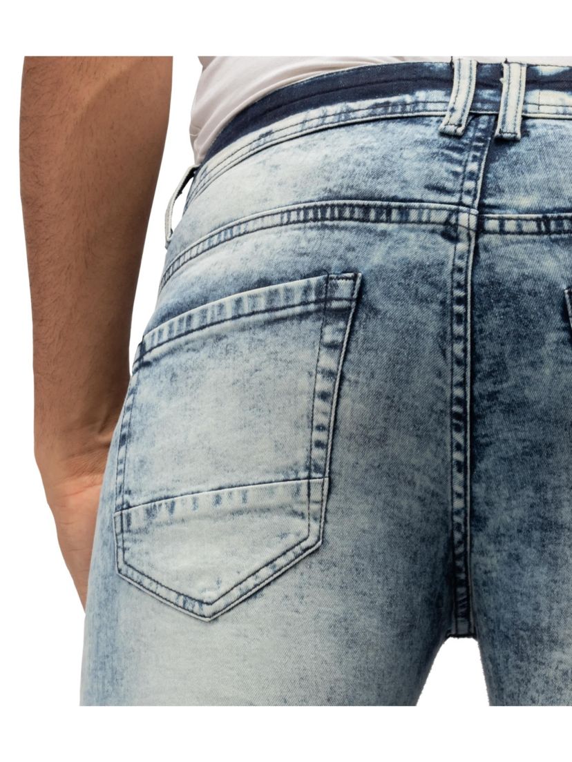 RAW X Mens Slim Stretch Moto Jeans