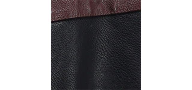 BLACK/BURGUNDY