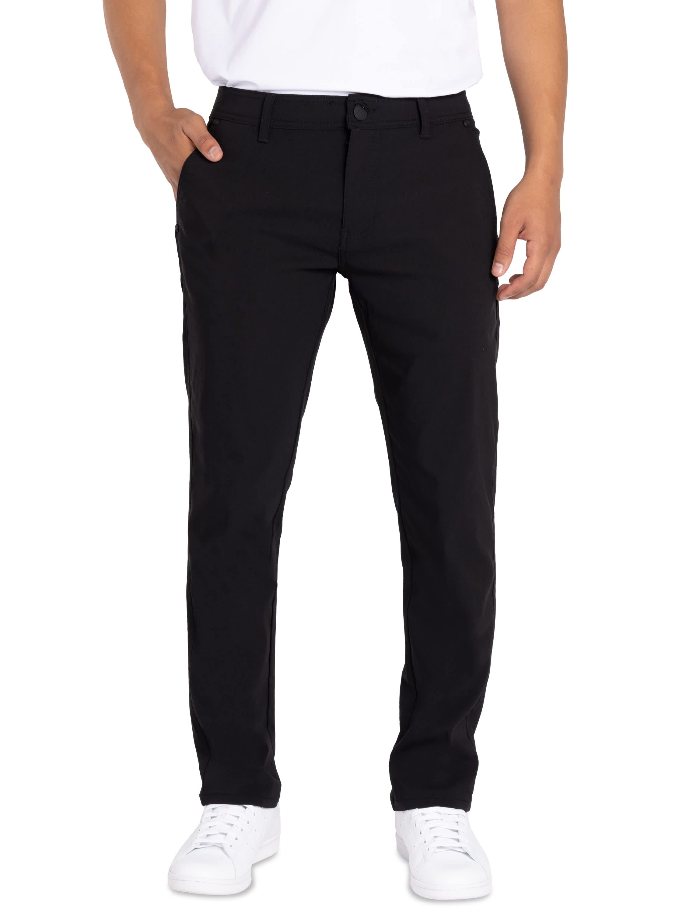 X RAY Mens Trouser Slit Patch Pocket Nylon Pants