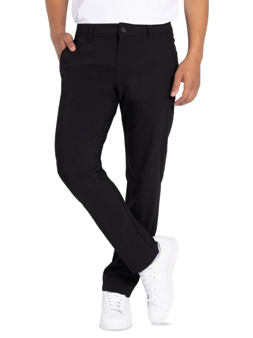 X RAY Mens Trouser Slit Patch Pocket Nylon Pants