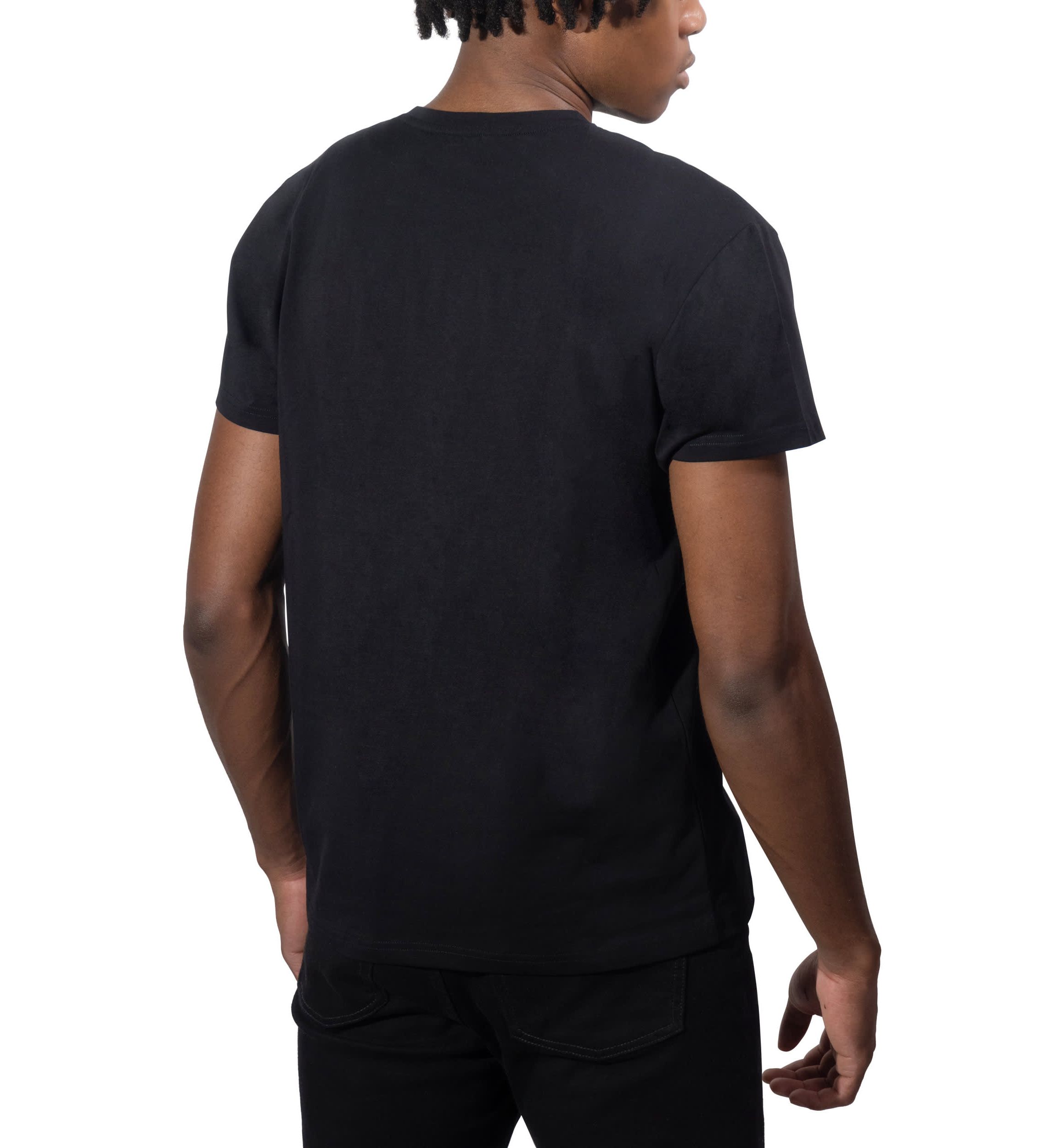 Mens Crown Skull Rhinestone Graphic T-Shirt