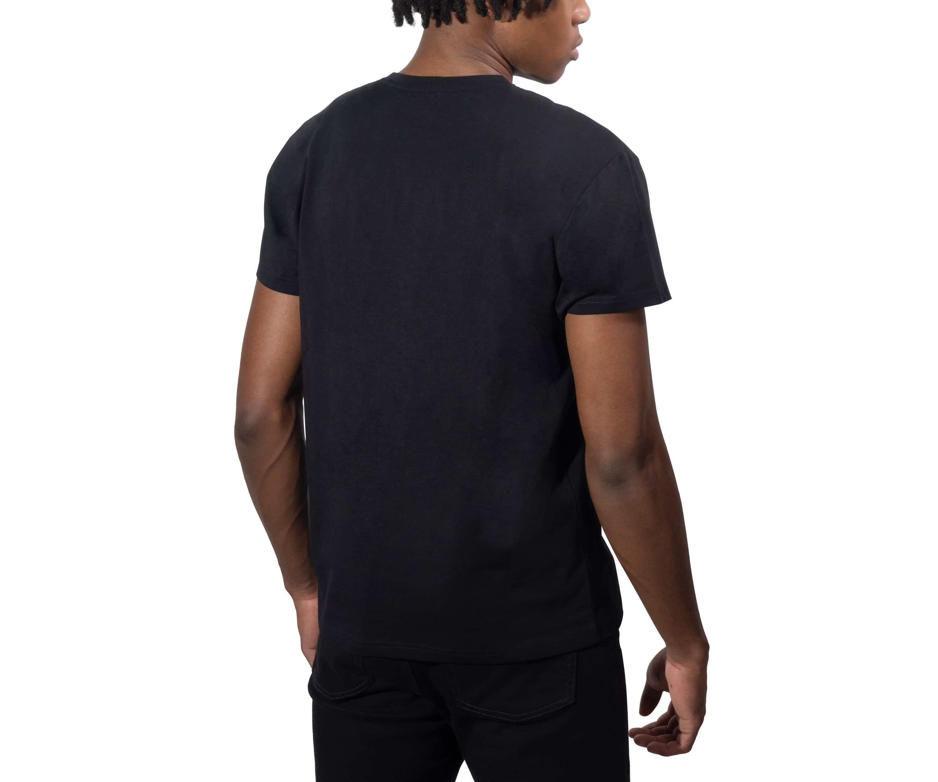 Mens Crown Skull Rhinestone Graphic T-Shirt