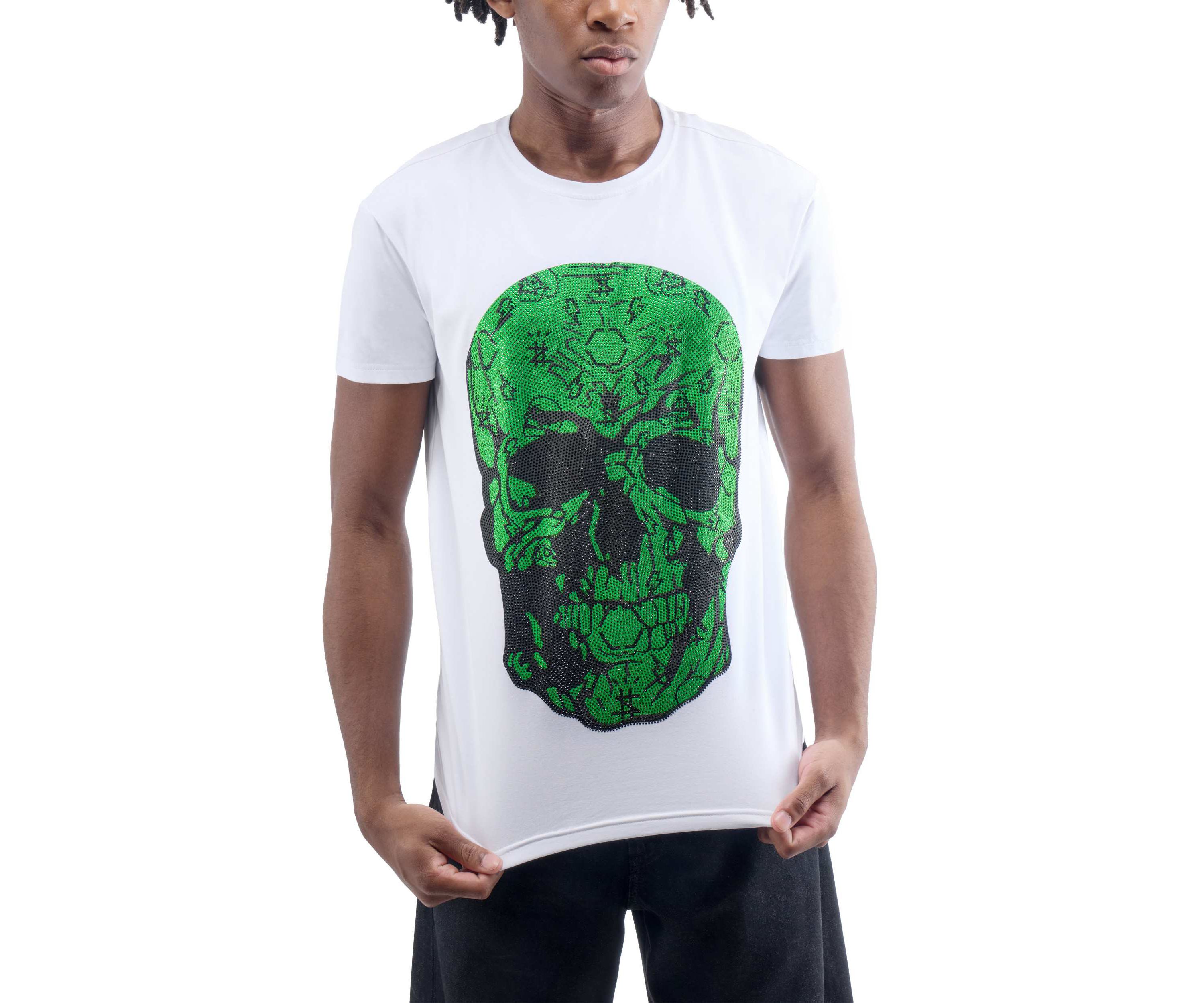 Mens Money Rhinestone Graphic T-Shirt