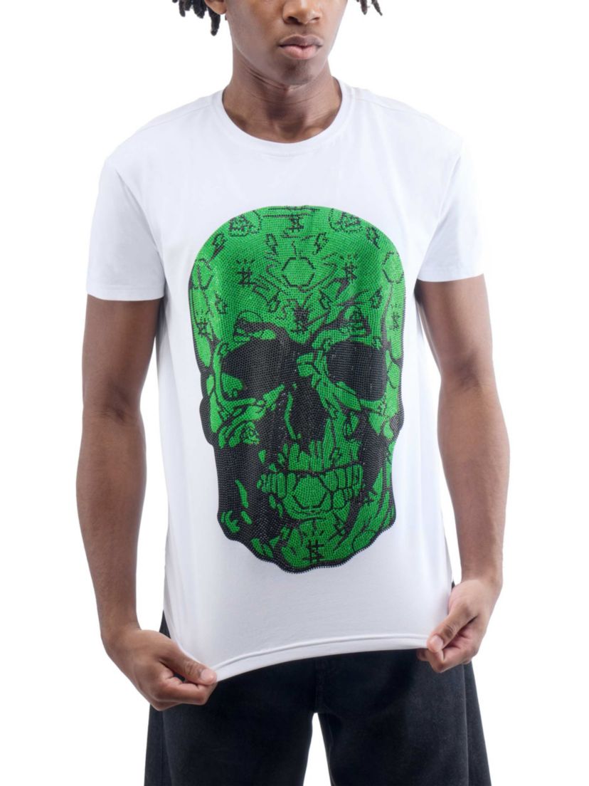 Mens Money Rhinestone Graphic T-Shirt