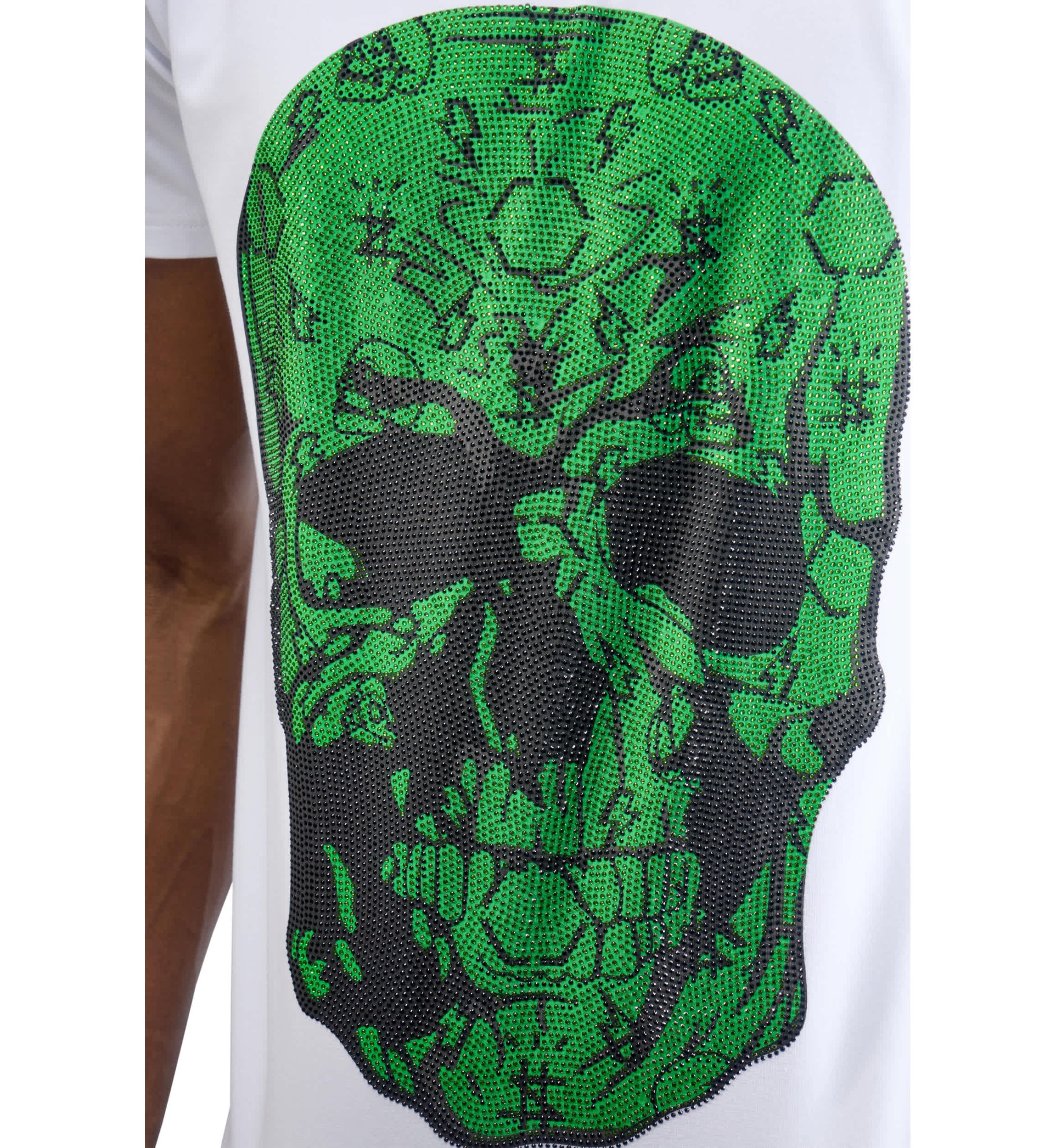 Mens Money Rhinestone Graphic T-Shirt