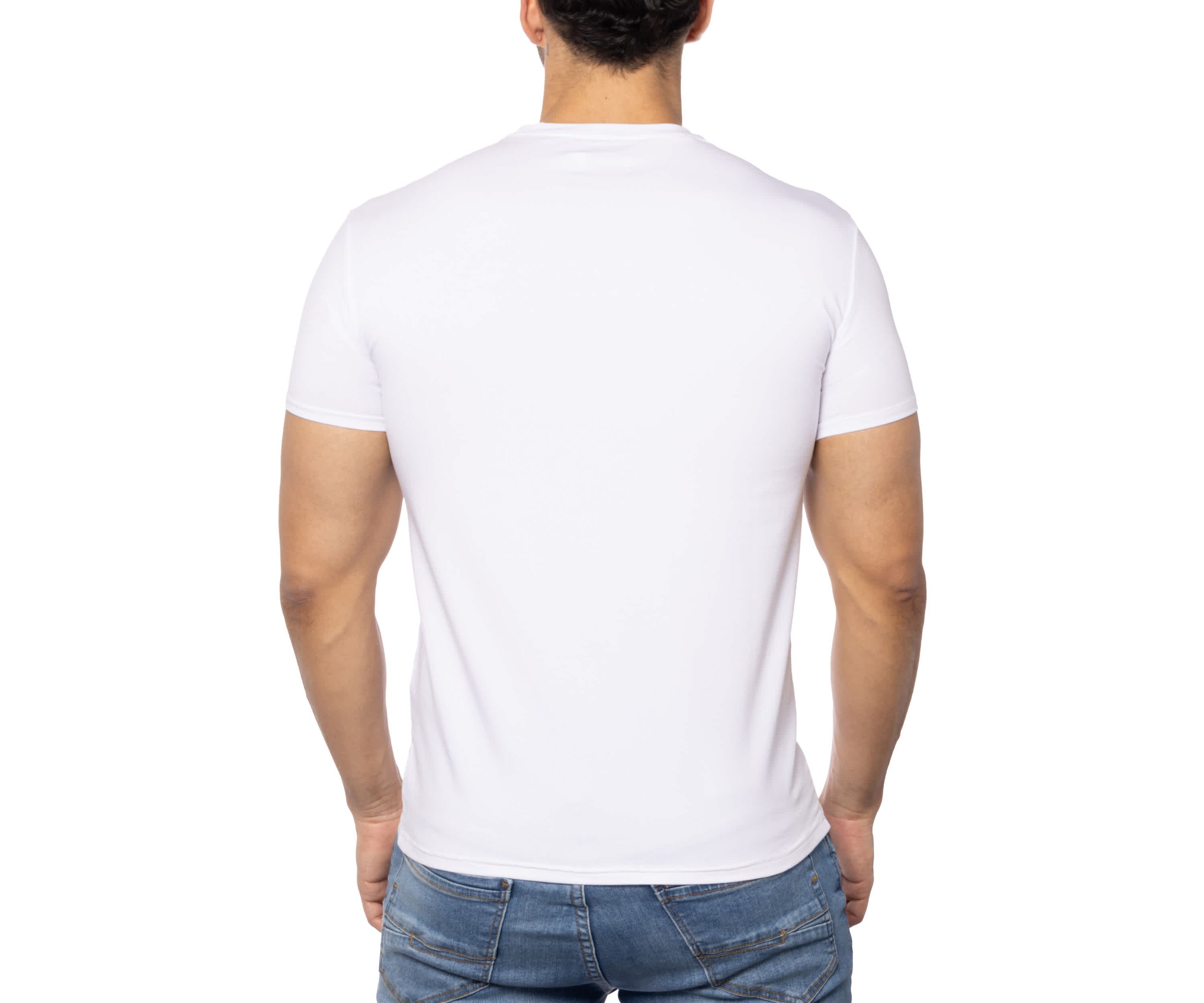 Mens Skull With $ Dollar Sign Rhinestone Graphic T-Shirts