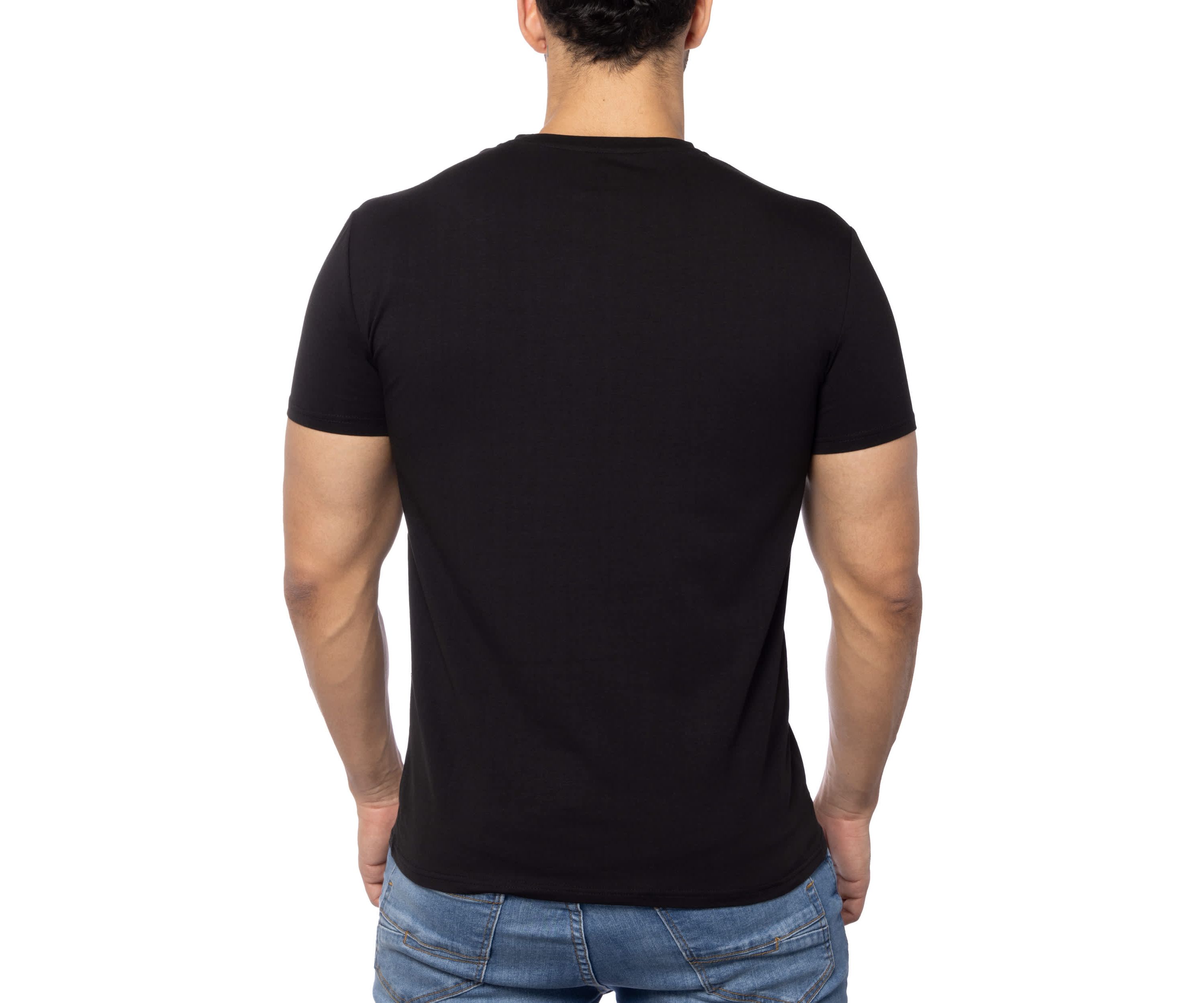 Mens 3D Bear Rhinestone Graphic T-Shirts